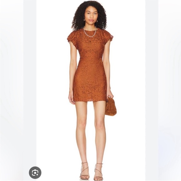 FREE PEOPLE Hailee Lace Mini Dress / Pretty Penny size small NWT​ - Picture 2 of 7